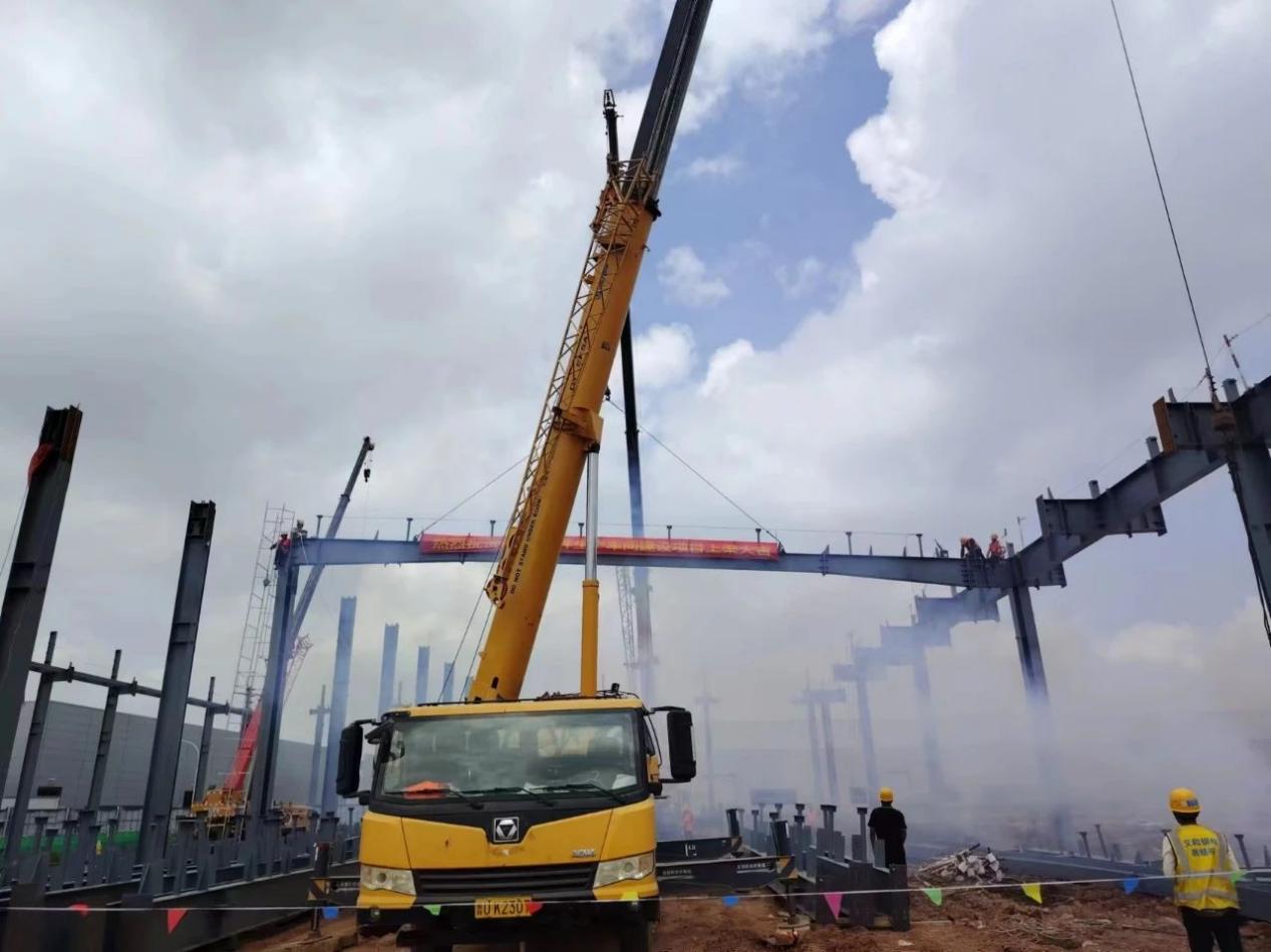 Chery KD Delovi za proizvodnju radionice Projekt Građevinski projekat, EIHE realizirani Chery Automobile Qingdao Base Construction Project osvojio je ponudu 