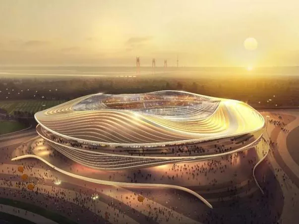 Veliki čelični konstrukcije za stadion