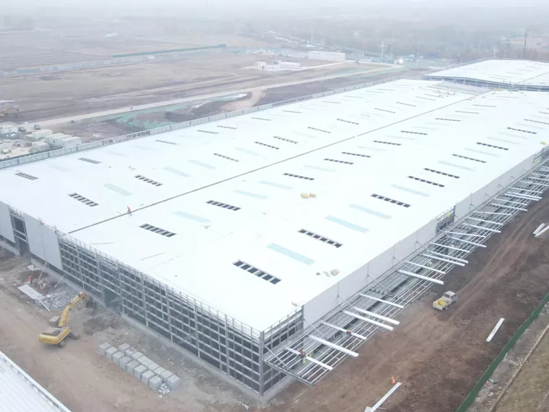 Prefab metalno skladište zgrade
