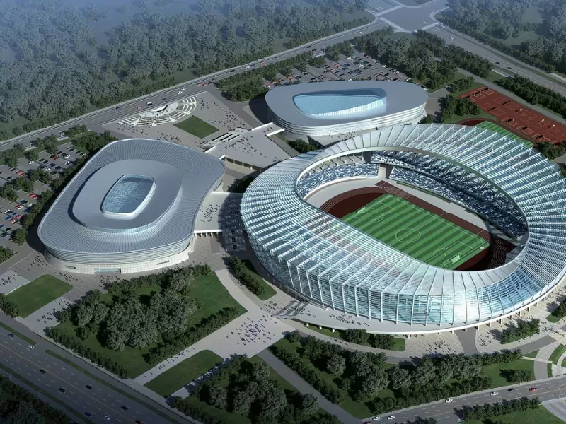 Čelična konstrukcija za sportski centar kompleks