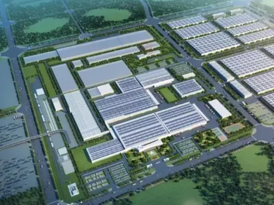 Industrijski park čelične konstrukcije